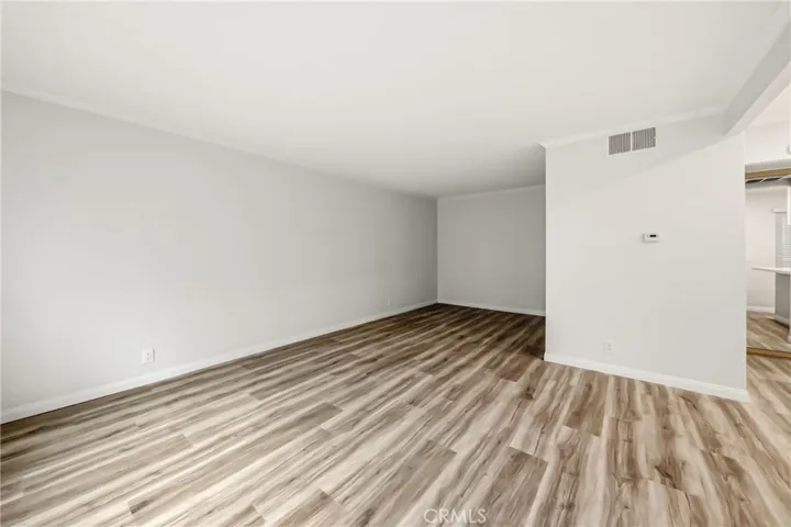 Spacious bedroom and living area