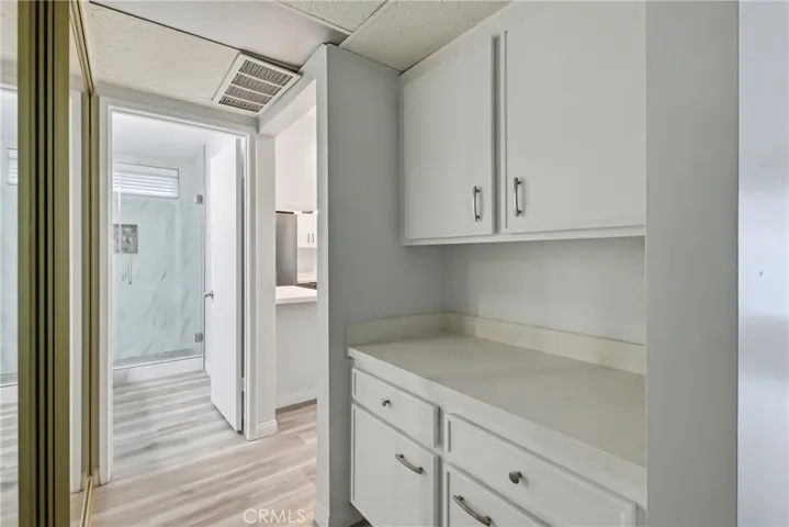 Brand new Quartz counter top, lots of storage w fresh paint.