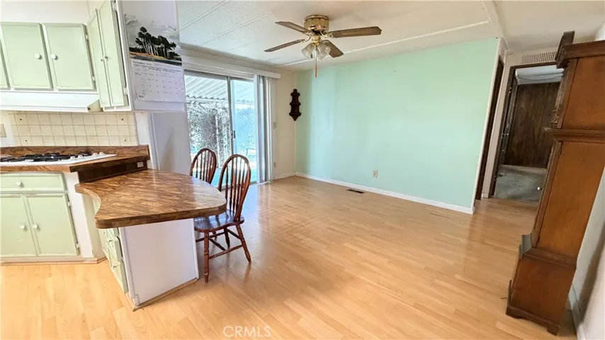 Kitchen and dining area