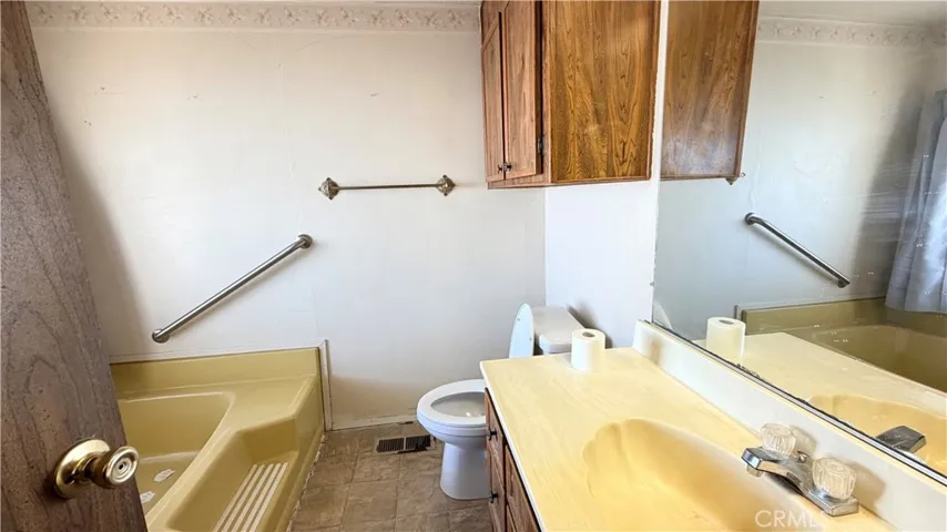 Primary bathroom with bathtub