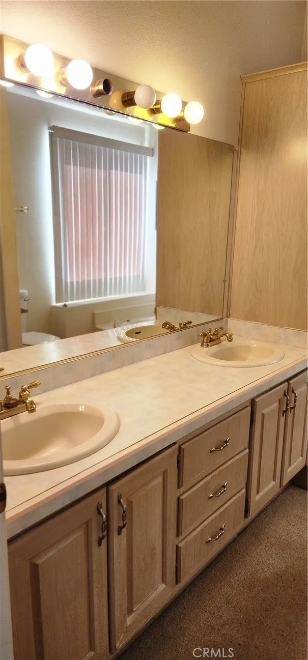 Master bathroom vanity