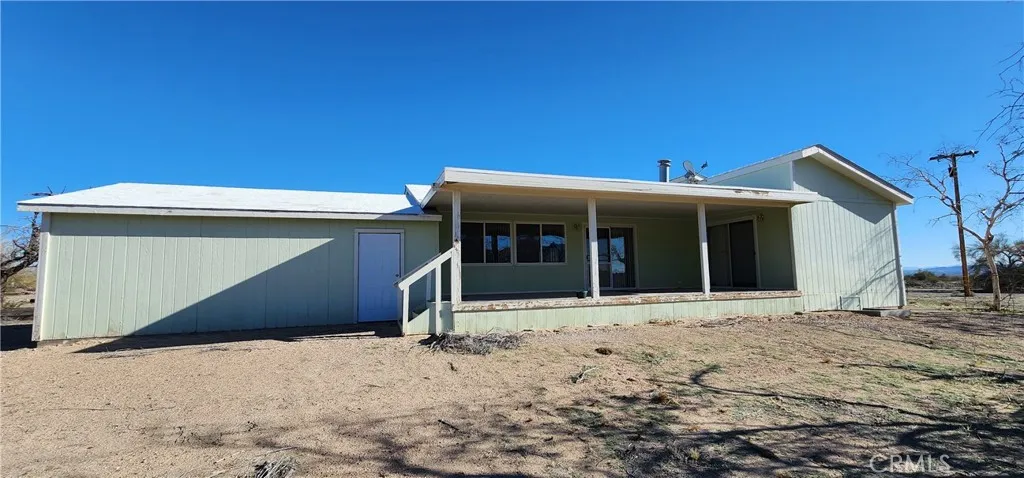 Back view of house