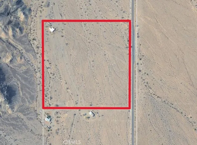 Aerial view of property