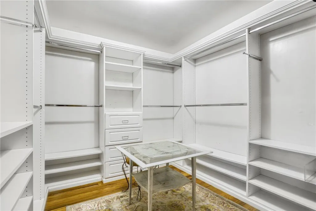 Primary closet