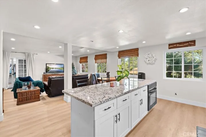 Open Concept Kitchen Island