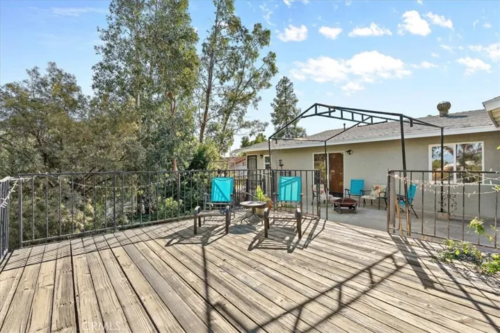 Wooden Deck from patio