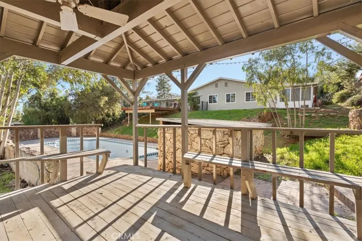 Within Wooden Decked Cabana / Dress Room