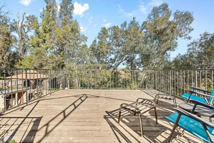 Wooden Deck from patio