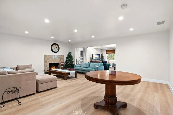 2nd Living Room w/ Fireplace