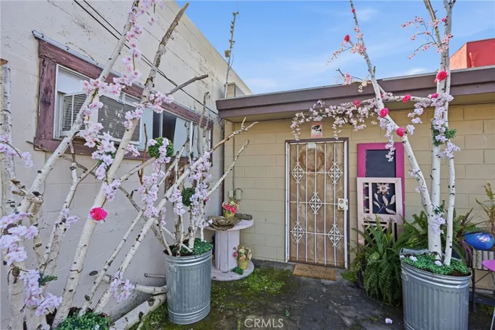 Back of building
