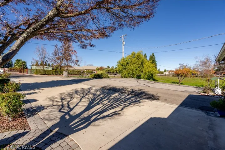 Out front you will find RV parking with power and water hookups.