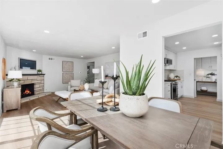 Dining Room is open to the living room & kitchen areas ~ perfect for entertaining!