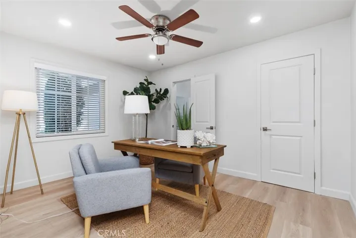 3rd Bedroom, currently used as an in-home office with walk-in closet