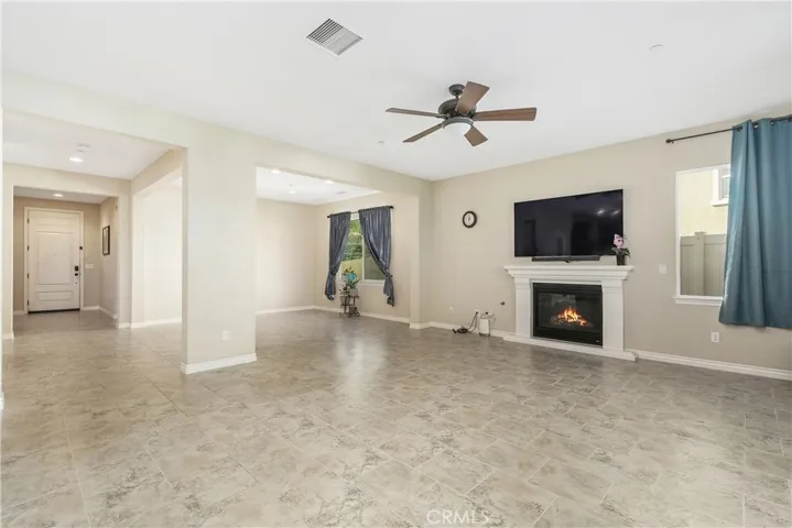 Another angle of the great room looking at entry and dining room.