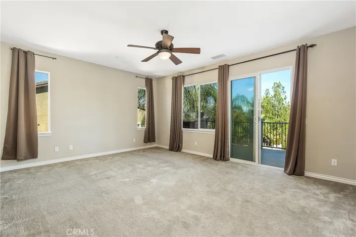 Primary Bedroom suite with lots of windows and amazing views!