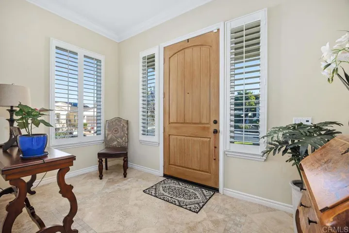 Very bright and open foyer from the outside