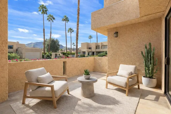 virtually staged patio