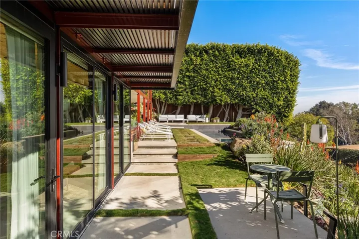 ADU entry view to pool