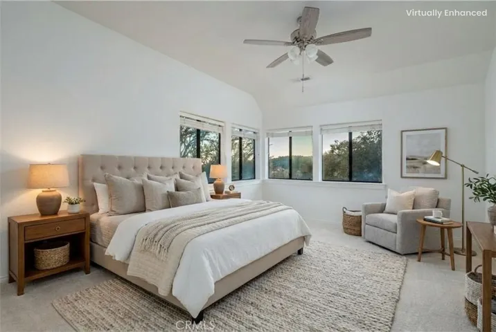 Primary Bedroom virtually staged