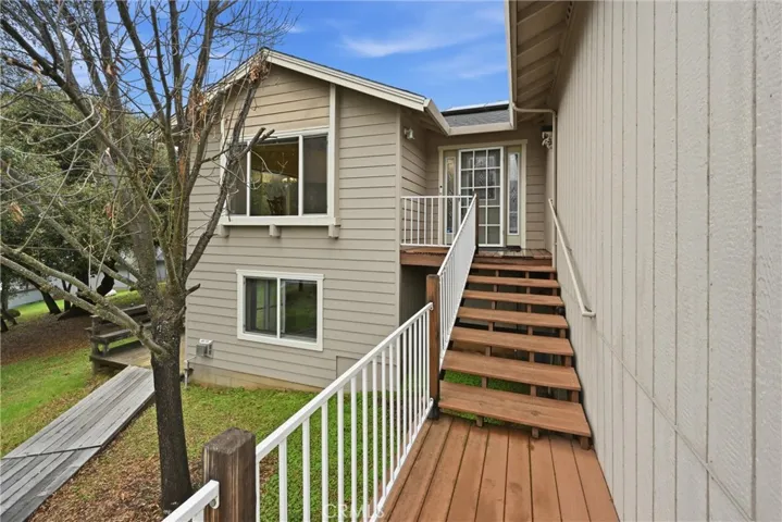 Welcoming front porch.