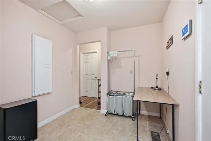 Large laundry area.