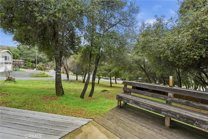 View from side deck outside of family room.