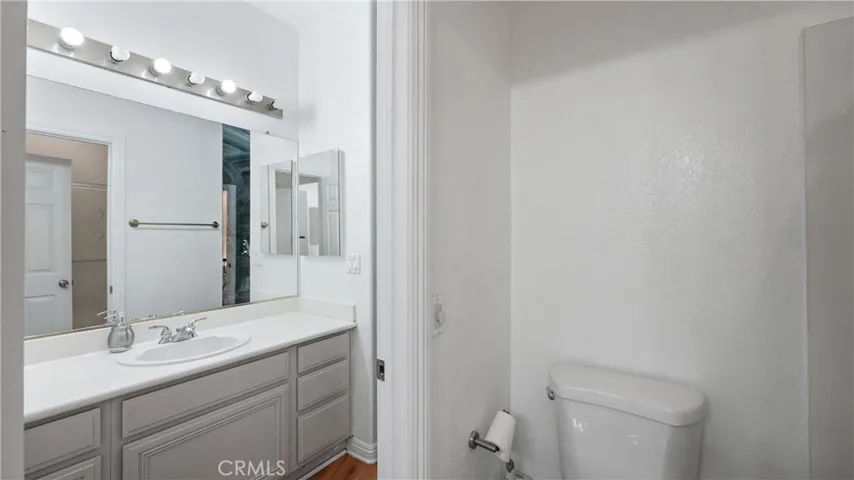Convenient upstairs guest bathroom