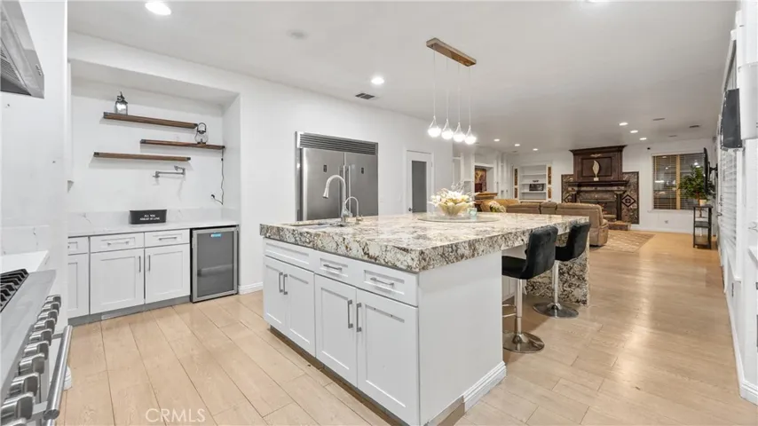 Lots of cabinet storage and counter space