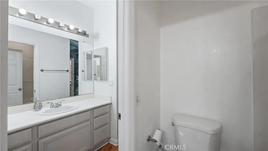 Convenient upstairs guest bathroom