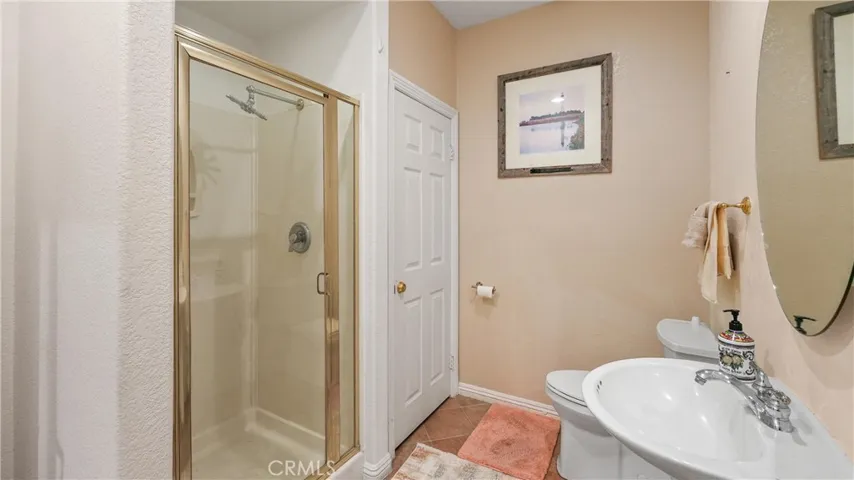 Main-level guest bath with shower