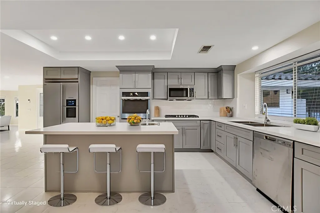 Remodeled kitchen