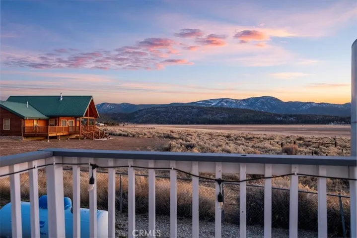 View from the porch of the master bedroom