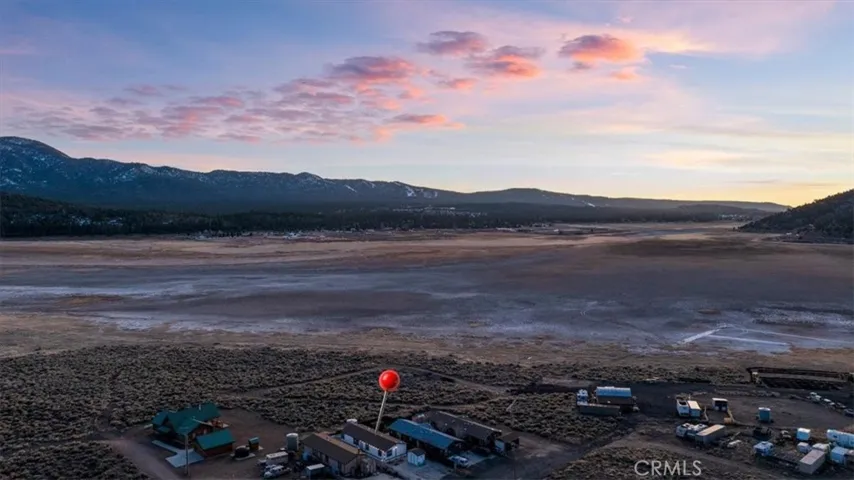 Aerial view of the home