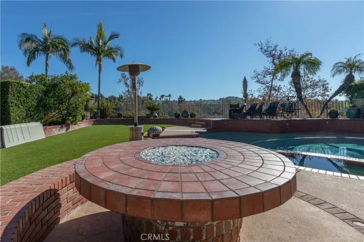 Crystal fire pit with a view...