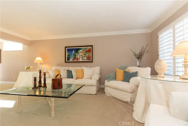 Expansive living room.