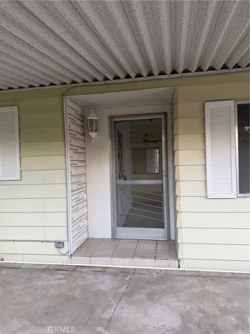 Front door with one small step