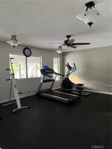 Workout room in the clubhouse