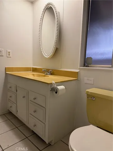 Guest bathroom off of laundry and second bedroom