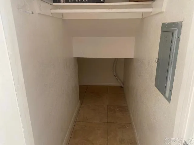 Large closet under stairs