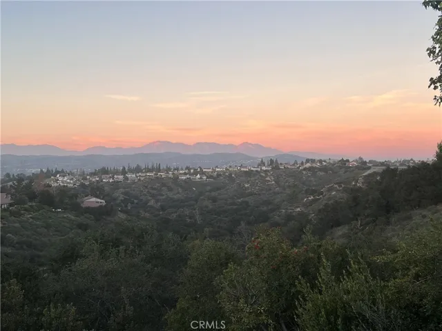 Sunset from backyard