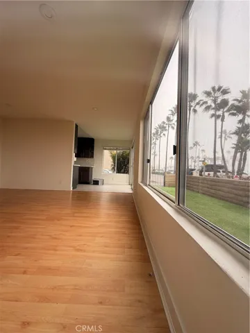 Breakfast nook off of the kitchen that opens to living room.