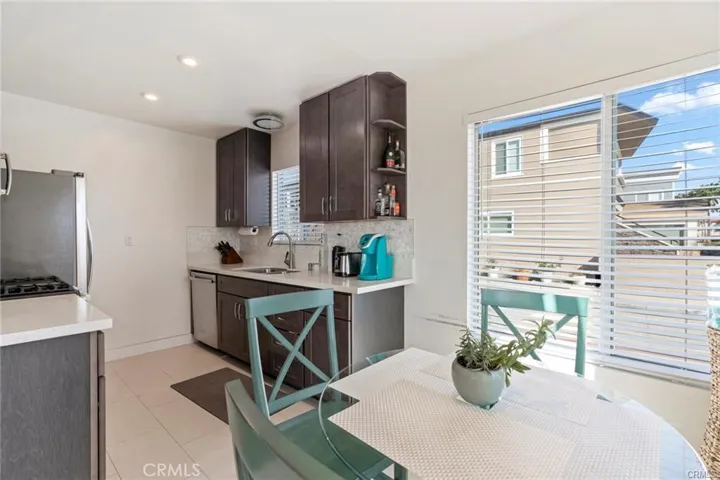 Upgraded kitchen. Fridge is included.  (Note: The home is currently unfurnished, these photos taken previous to this listing.)