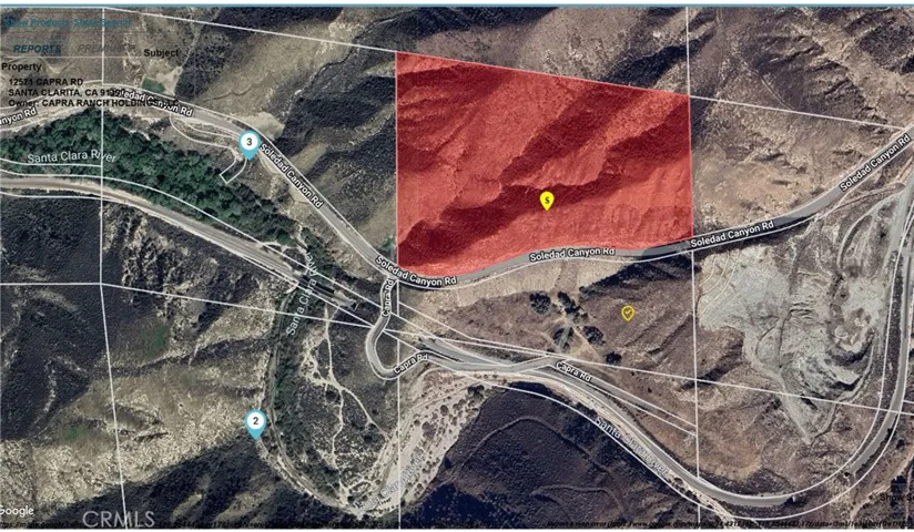 38 Acres both sides of Soledad entrance on Capra Rd