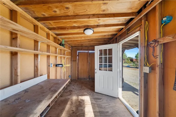 inside of tack room