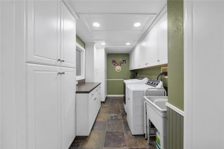 huge laundry room