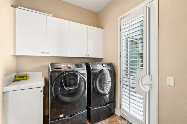Indoor washer/dryer room