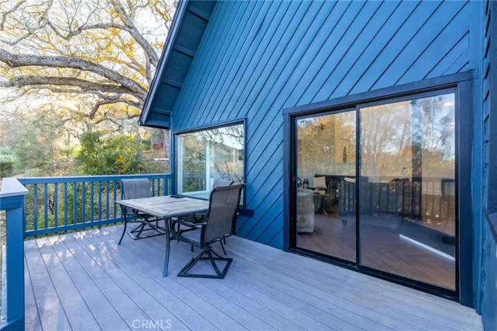 Incredible deck off the living room. This would make a lovely spot for a dining set to eat meals outdoors.