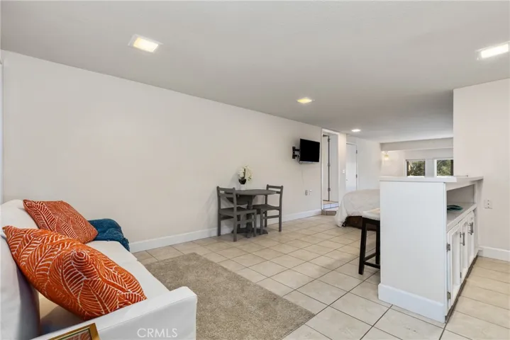 The guest suite provides a spacious area to get away.