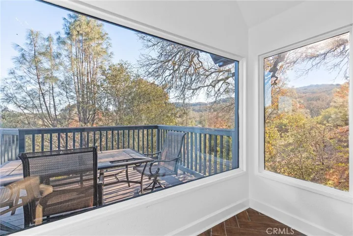 The large windows welcome the natural light!
