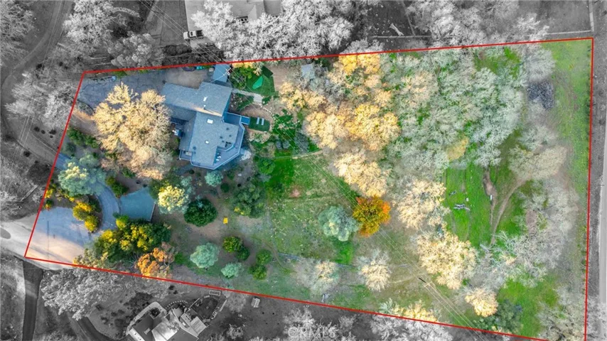 The home sits on 3.74 scenic acres.